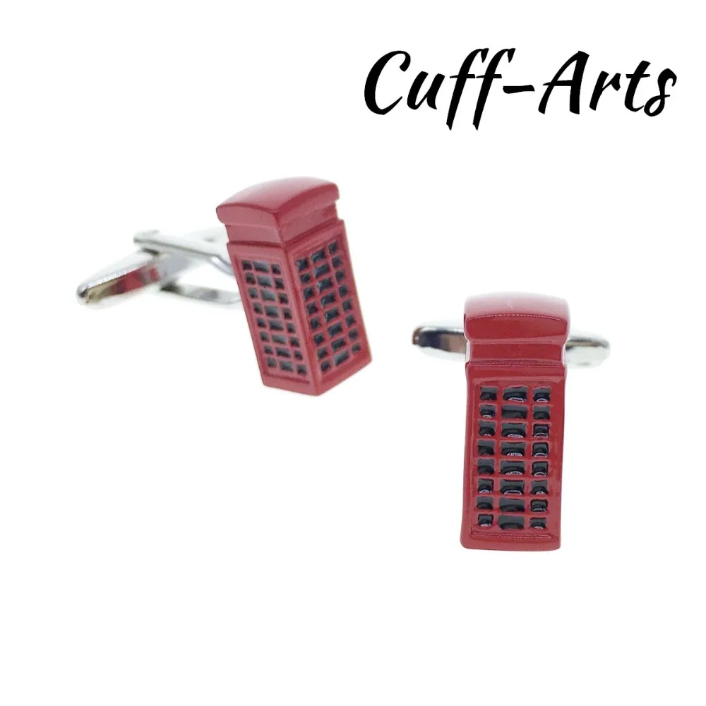 

Cufflinks for Men Red Phone Box Cufflinks Mens Cuff Jewelry Mens Gifts Vintage Cufflinks Gemelos by Cuffarts C10372