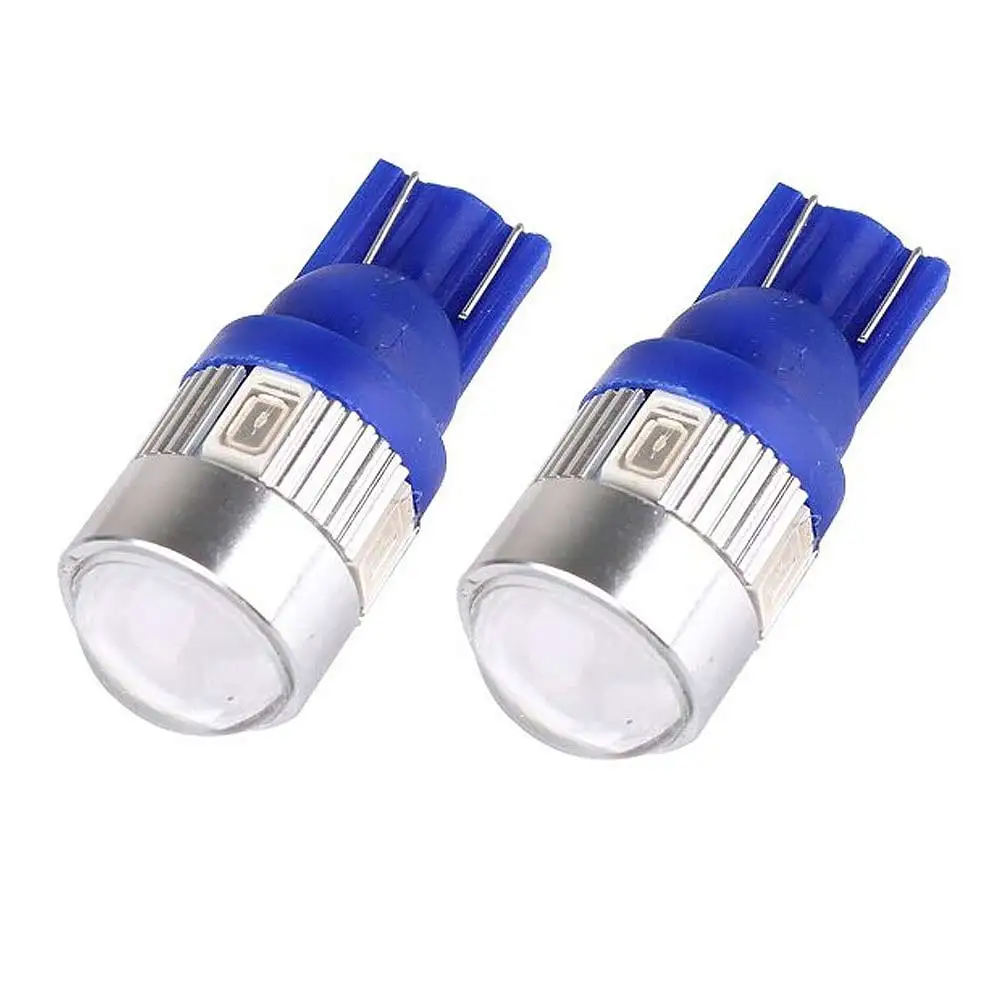 Горячий 2шт T10 6 Smd 5630 чип Автомобильный светодиодный индикатор объектива
