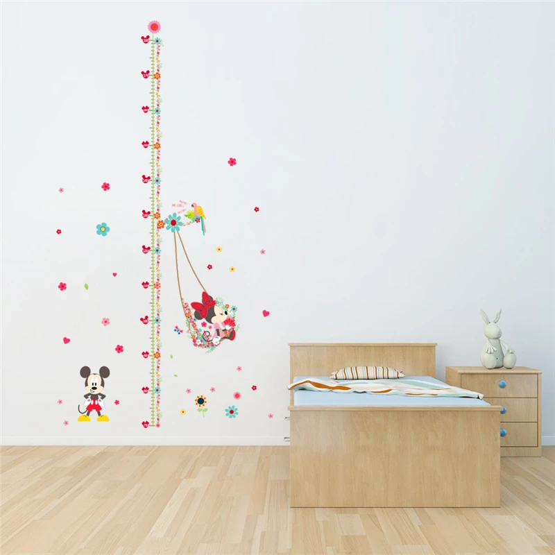 Наклейки на стену в детскую комнату с изображением Минни и Микки|sticker for kids room|wall