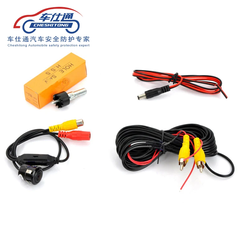 Камера заднего вида Автомобильная водонепроницаемая 120 градусов 18 5 отверстий|view