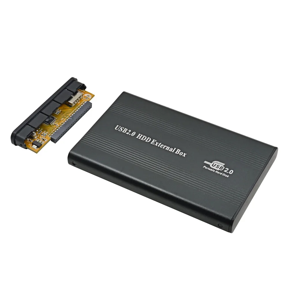 TISHRIC Черный Внешний USB 2 0 5 контейнер IDE для жестких дисков HDD Box адаптер корпуса 500