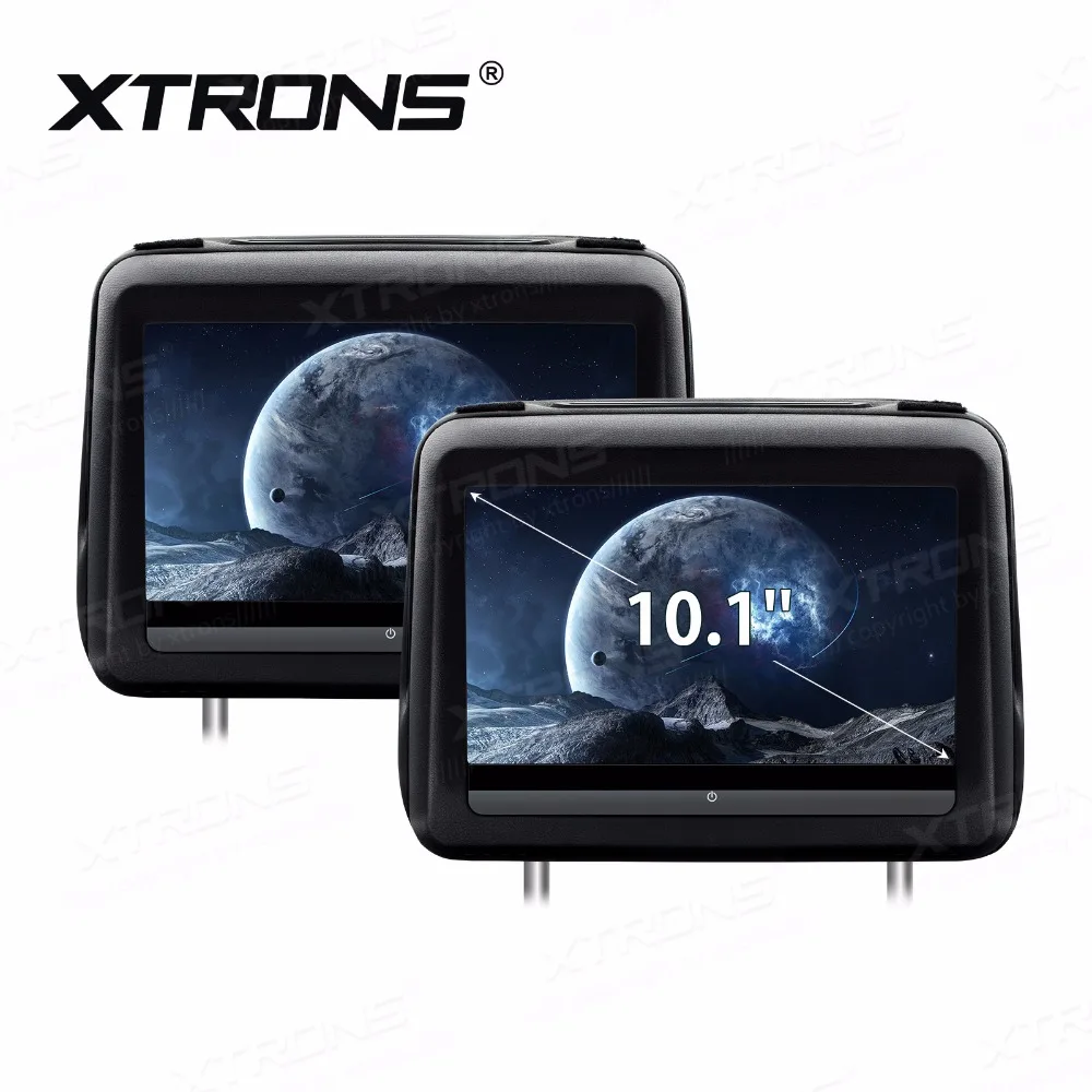 XTRONS мониторы 10 1 &quotHD цифровой экран сенсорный кожаный чехол автомобильный