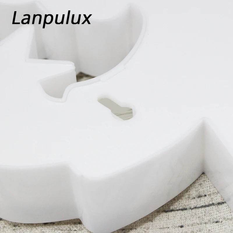 Lanpulux детский ночник в форме Святого ангела чистый белый 3D светодиодный настенный