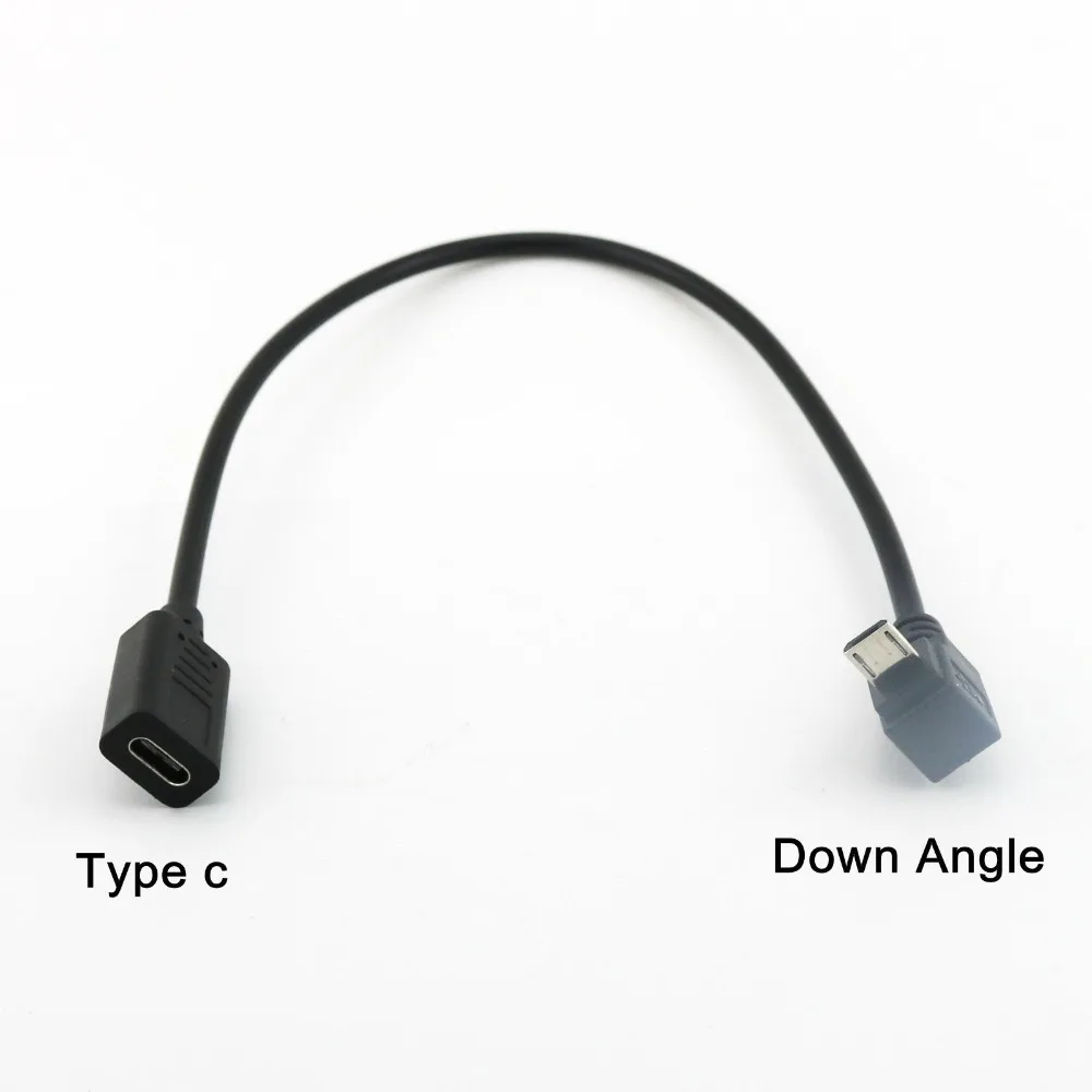 1 шт. Женский адаптер-переходник 3 Type C на Micro USB 5Pin 30 см | Компьютеры и офис