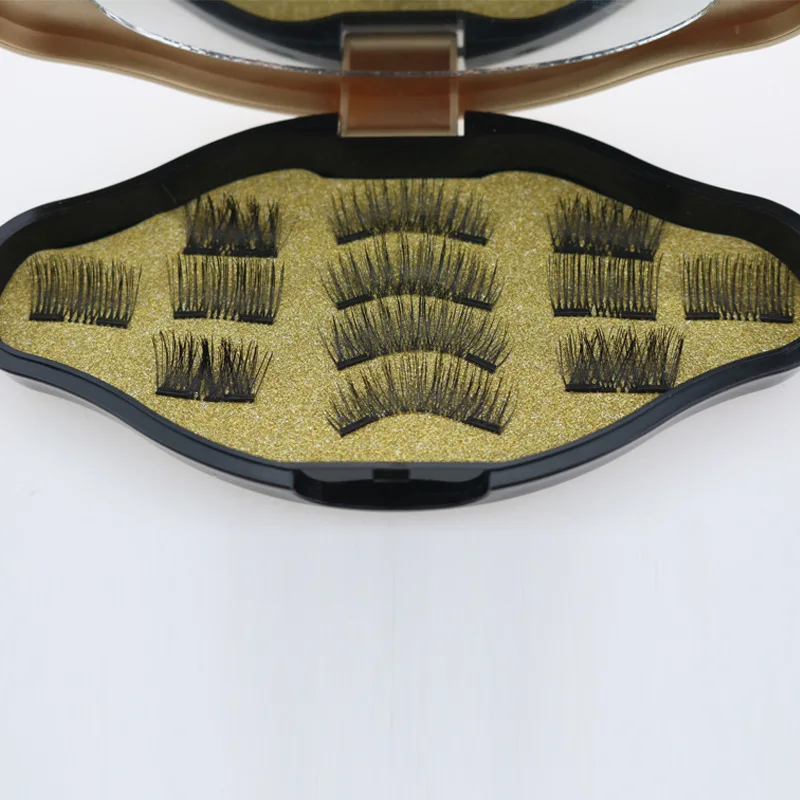 3D норковые магнитные ресницы для макияжа двойные тройные глаз ультратонкие