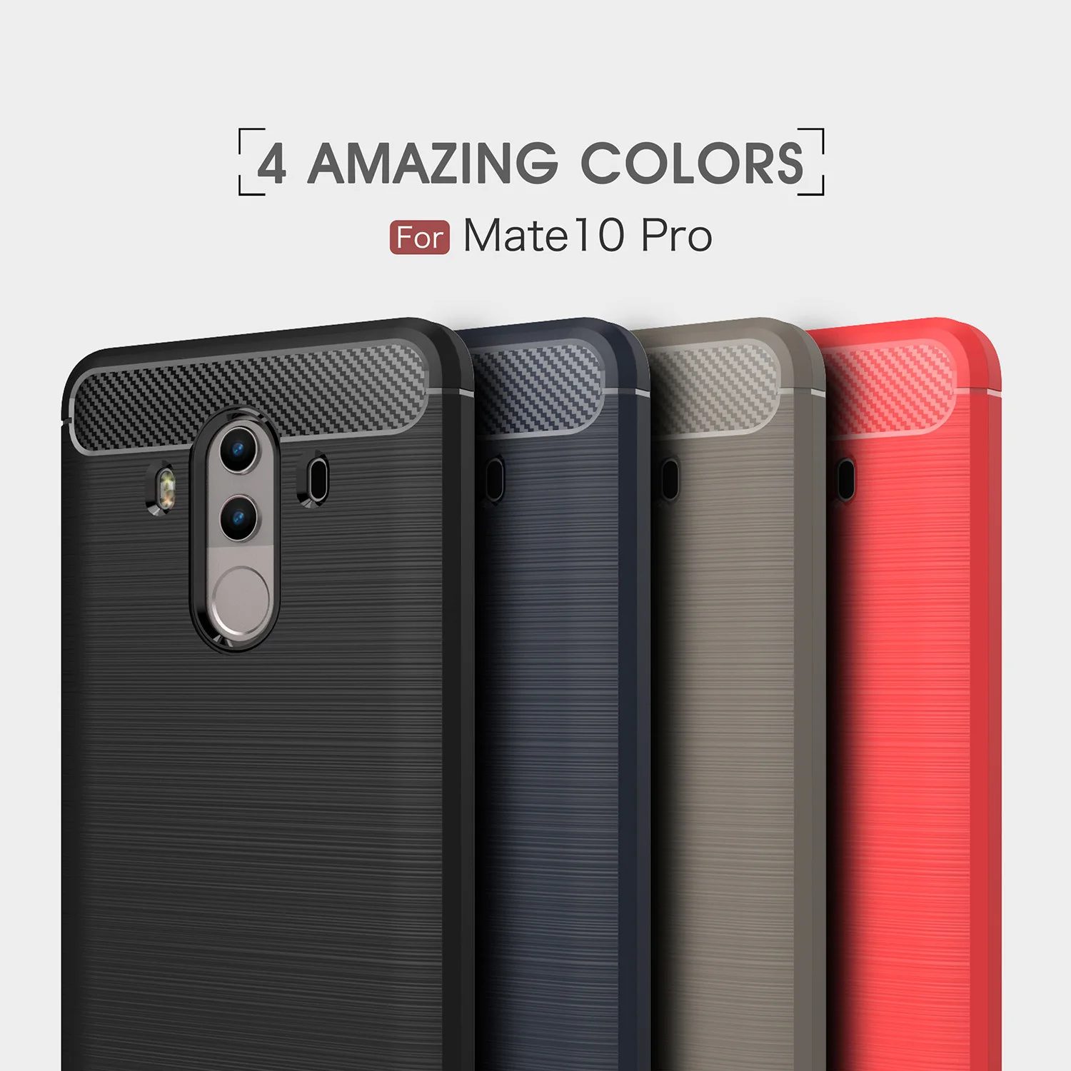 Карбоновый армированный чехол huawei mate 10 Pro Lite TPU Мягкий силиконовый для fundas coque |