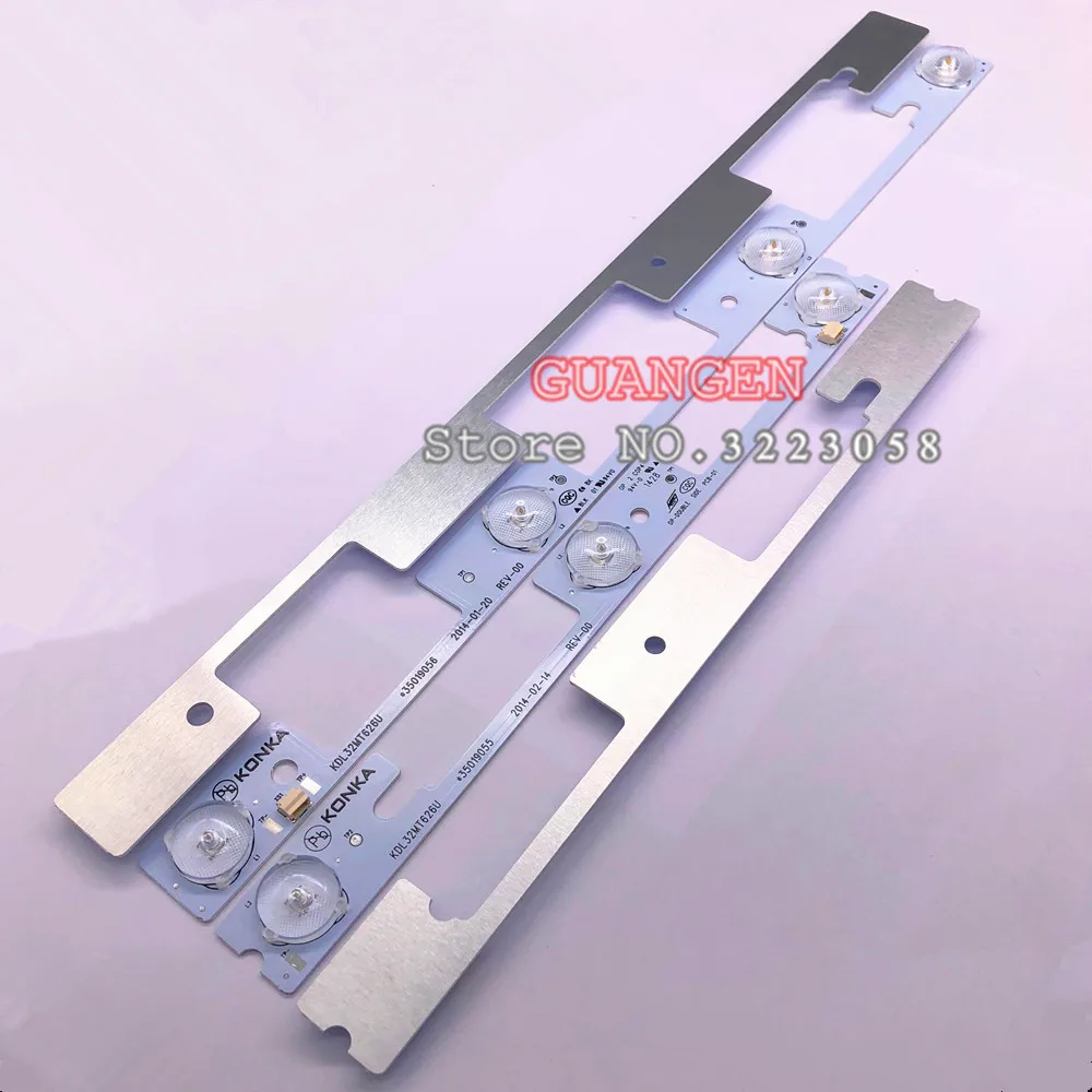 Новинка 100 шт. =(50 * 4 светодиодный + 50 3 светодиодный) 1 = 6 в KDL32MT626U 35019055 35019056