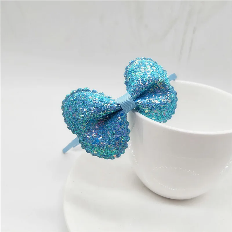 1 шт. 2019New модная Радужная Детская повязка на голову для ребенка девочки сверкающие и сердечком и повязка на голову, вечерние этот набор для детского творчества