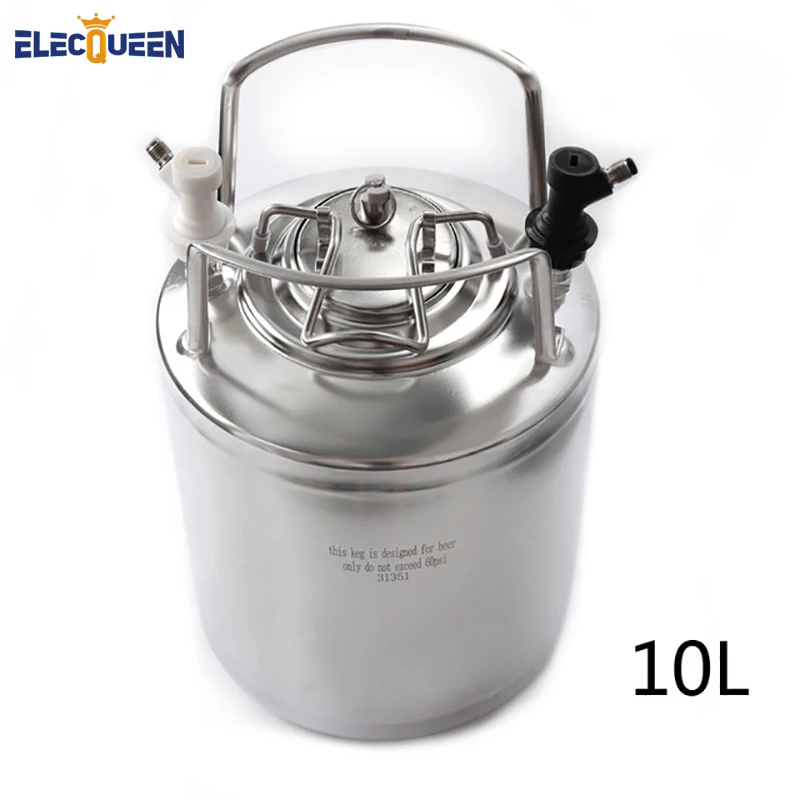 Объем 10 л 2 5 галлонов кукурузный стиль нержавеющая сталь пиво OB Keg с