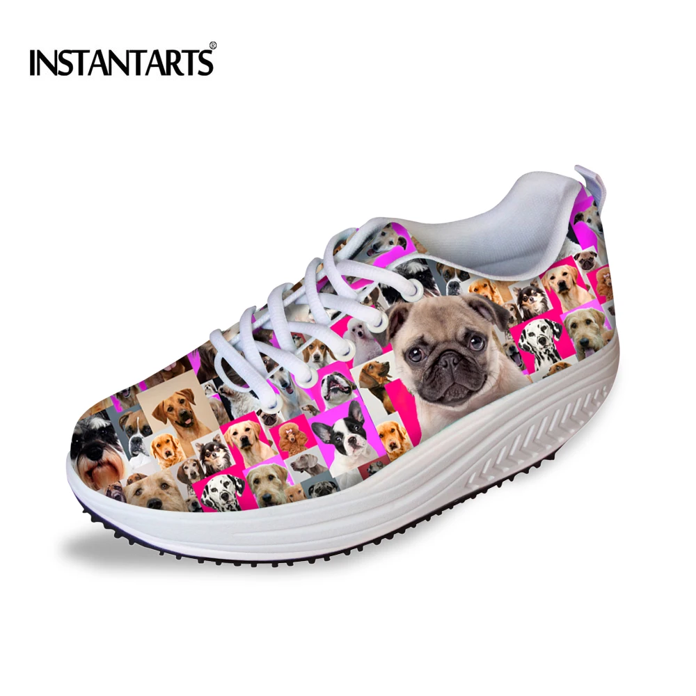 Женские кроссовки INSTANTARTS для похудения спортивная обувь с рисунком животных