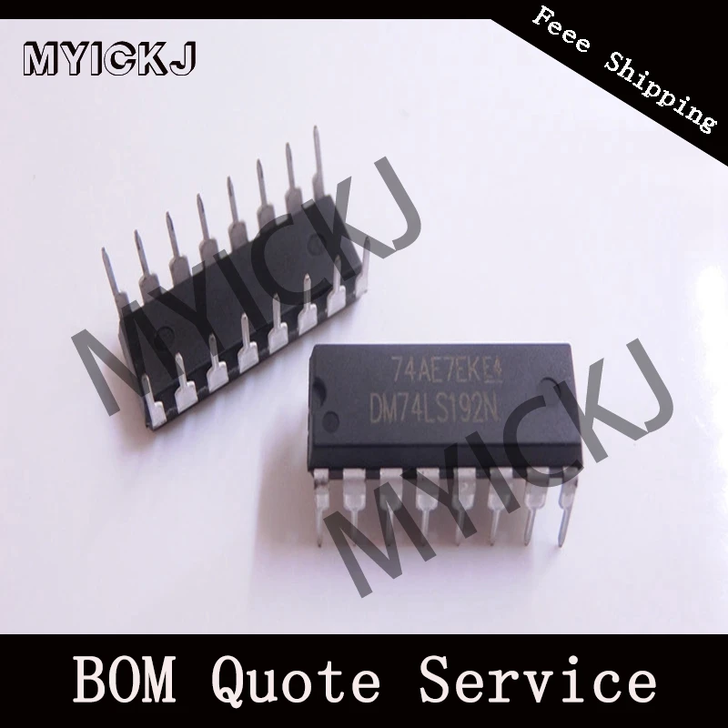 5 шт. DM74LS192N вверх/вниз десятичный счетчик с раздельными часами 16DIP IC чип | Лампы и