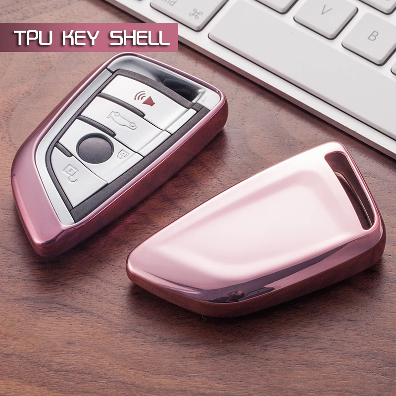 Фусу Мягкие TPU ключа автомобиля чехол сумка Shell держатель защиты кожи для BMW X1 X5 X6