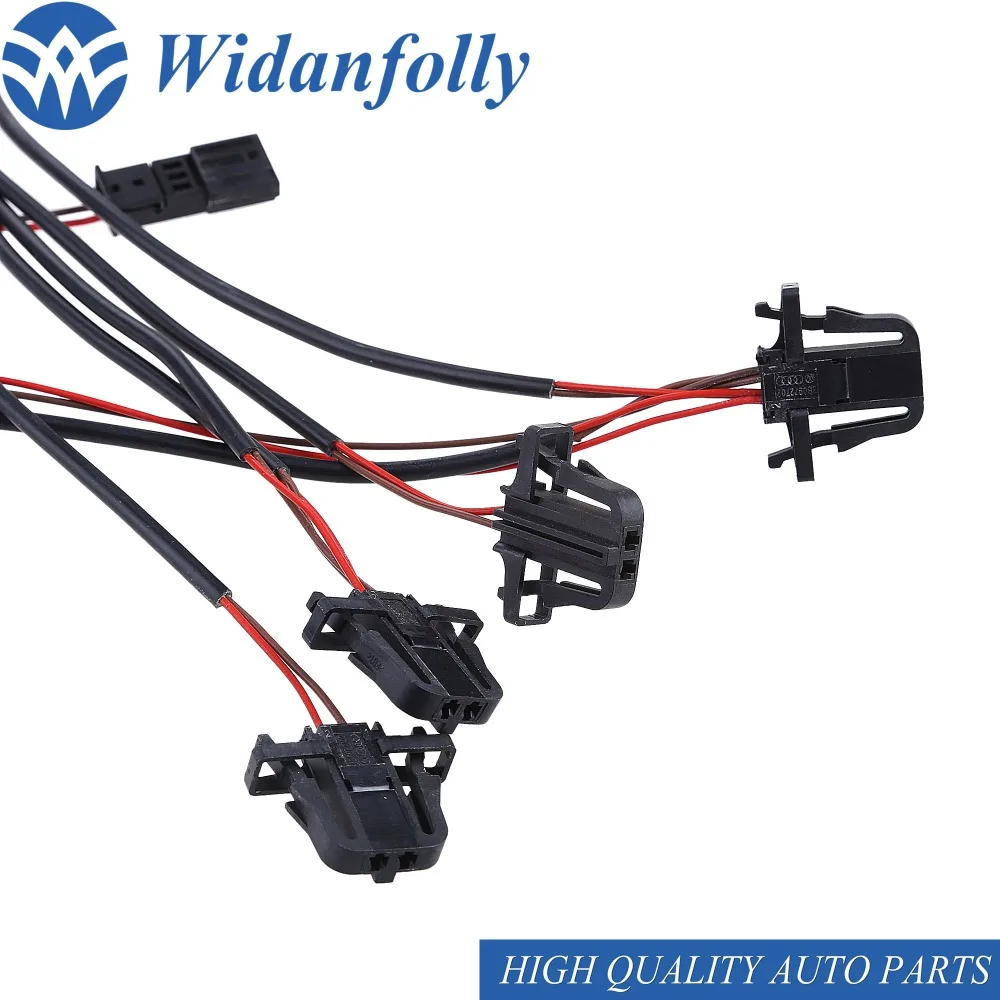 Widanfolly 1 комплект автомобильная лампа и кабель Footwell светильник Golf 6 Jetta MK5 MK6 Tiguan Passat
