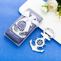 30 pcs unique anchor shaped beer bottle opener creative gift for wedding birthday wine opener cooking tools