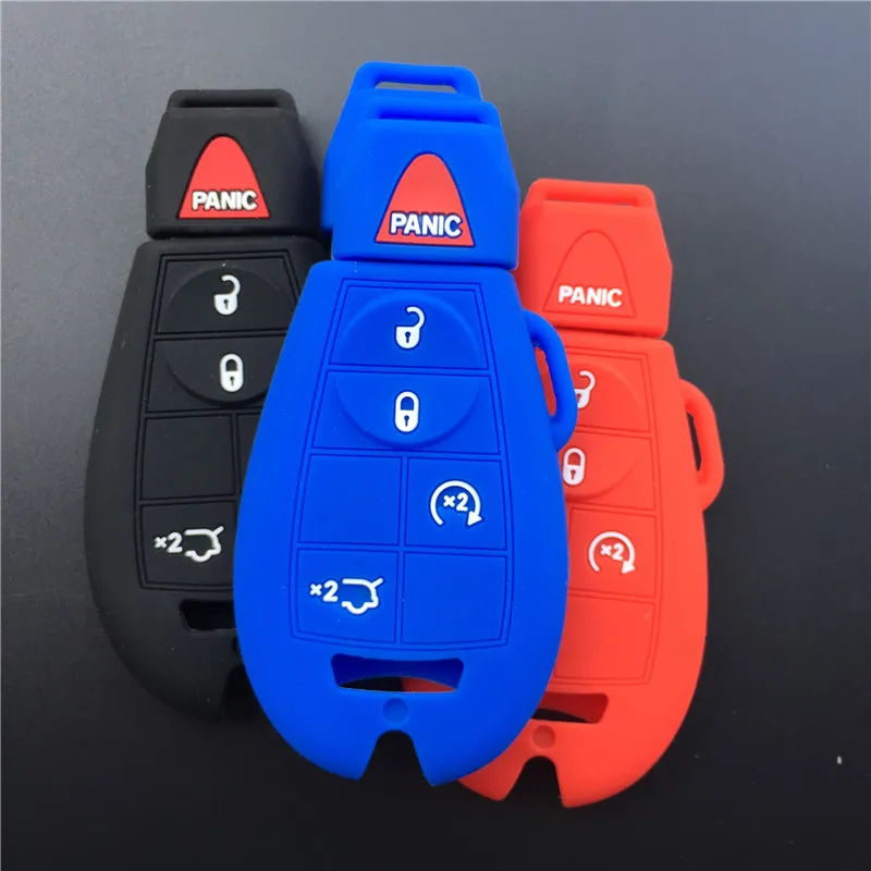 Силиконовый резиновый чехол для DODGE Challenger Journey Ram Magnum Для jeep Commander Cherokee|car key case