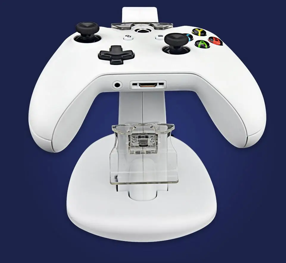 2017 Горячая продажа для Microsoft Xbox One S тонкий контроллер двойной док-станция зарядки