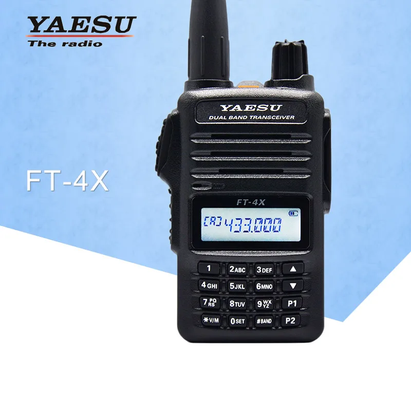 

New Release Yaesu FT-4XR Handheld Walkie Talkie Dual Band Multi-Function Two Way Radio Transceiver