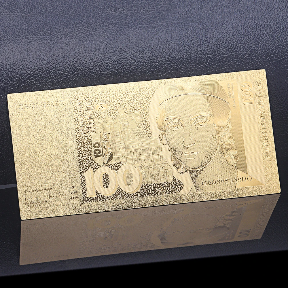 VNFURU Deutsche Mark золотые банкноты 24K Creative100 для банкнот по низкой цене|Золотые