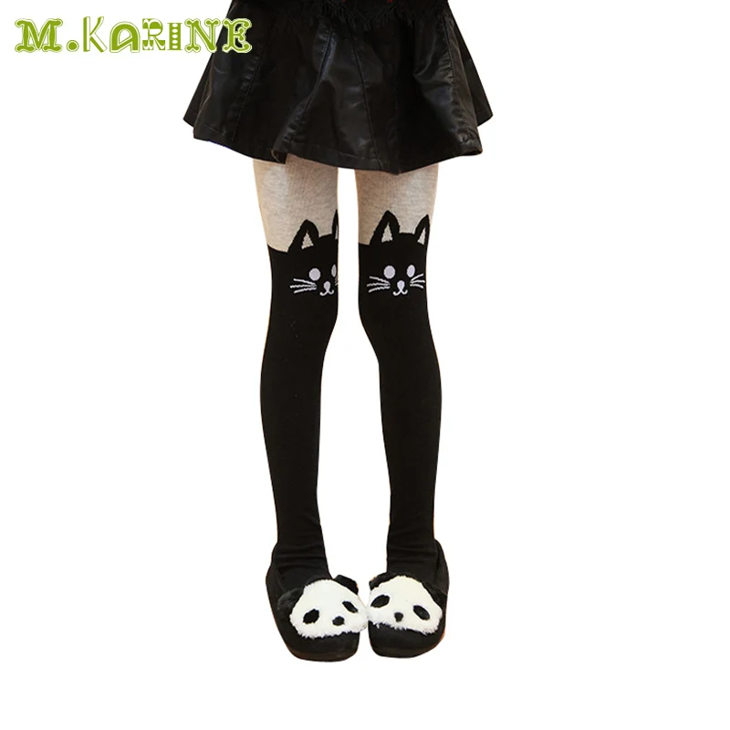 Лидер продаж колготки для девочек сезон осень зима милые малышей с принтом