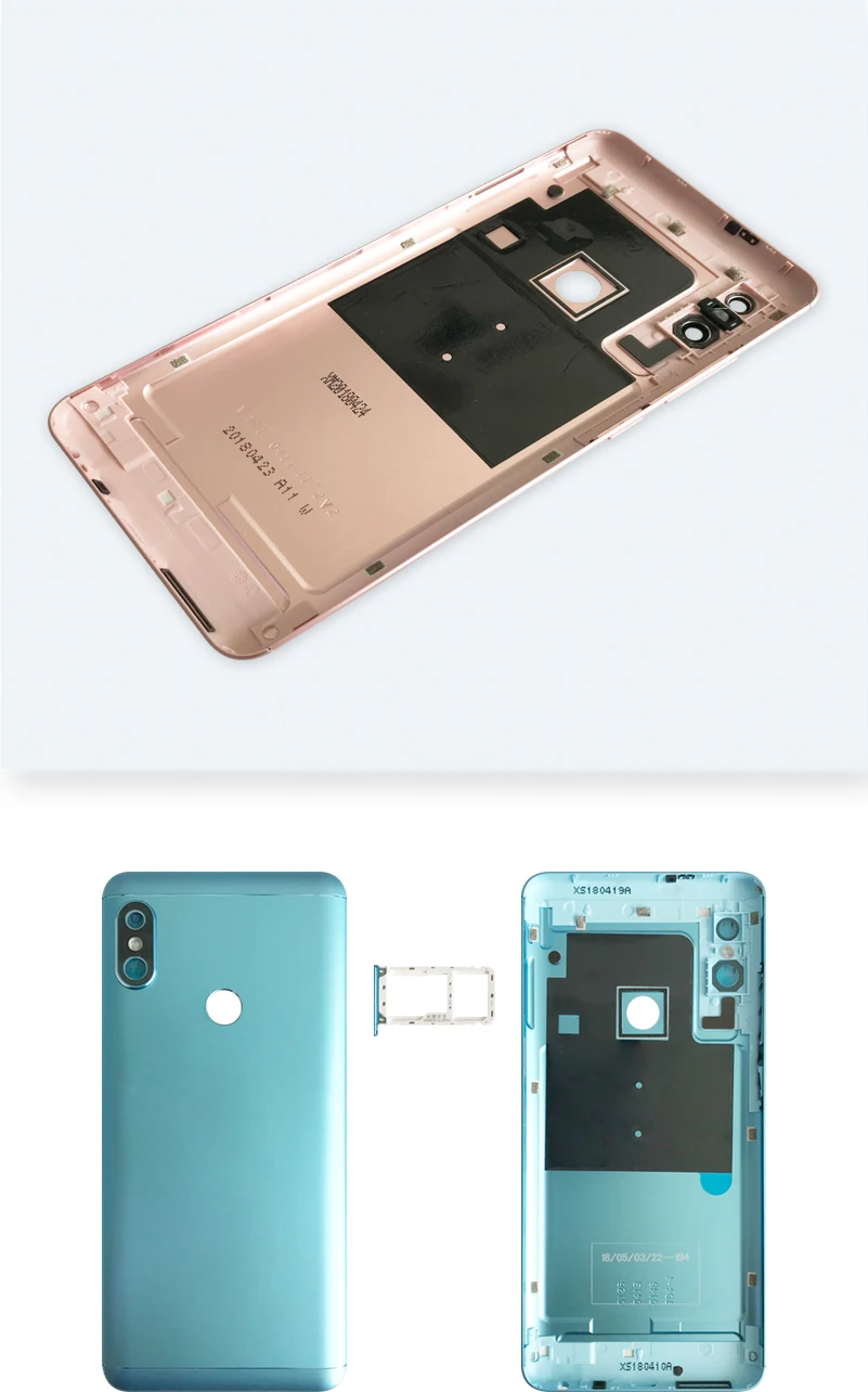 Задняя крышка для Redmi Note 5, чехол с аккумулятором для Redmi Note 5, корпус+ Кнопки громкости+ кнопки питания+ лоток для sim-карты