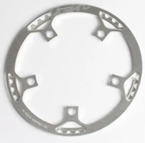 47T Silver chainring Litepro, складная велосипедная звездочка, сверхлегкая, 130 BCD 45t 47t 53t 56t 58T AL7075, сплав, BMX, велосипедная звездочка, коленчатая пластина - Цвет: 47T Silver chainring