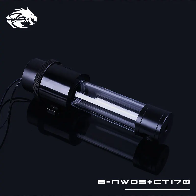 Bykski B-NWD5 CT интегрированный резервуар водяного Охлаждения Насос 1100/1500L 3,8 м черный