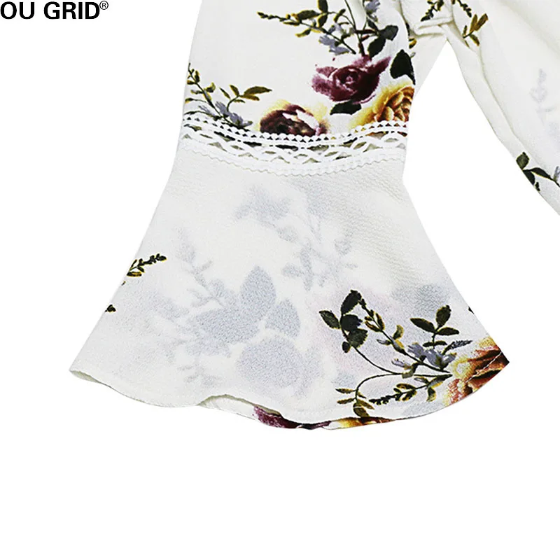 Для женщин Slash Средства ухода за кожей Шеи Цветочный принт Boho Летнее платье с