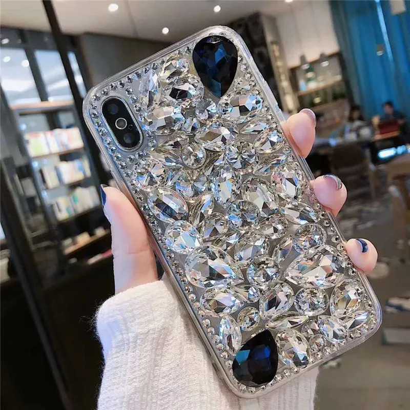 3D Роскошная блестящая мягкая задняя крышка из ТПУ для iPhone 11 Pro MAX X XR 7 8 Plus 6 6s 5 5S SE| |