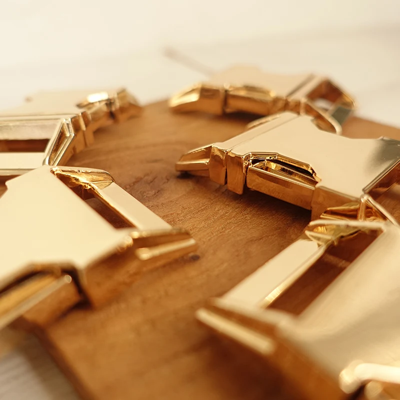 Розничная DIY для ошейника для собаки Золотой 2,5 см рюкзак «сделай сам» Пряжка из цинкового сплава для домашних животных металлическая пряжка DCK-008