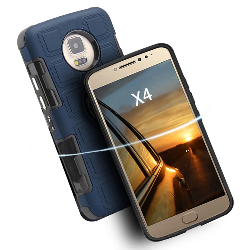 Противоударный чехол для Motorola Moto X4 задняя крышка автомобильный держатель