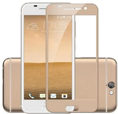 Полное покрытие белый золотой черный Премиум Закаленное стекло для HTC One A9/Aero/A9w