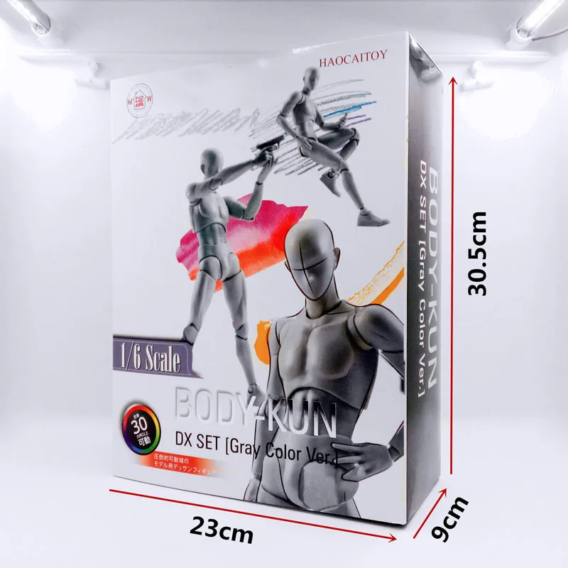 28cm1/6 она подвижное тело мужской женский Коллекционная фигурка игрушки серый Делюкс издание живопись аниме модель кукла манекен арт эскиз