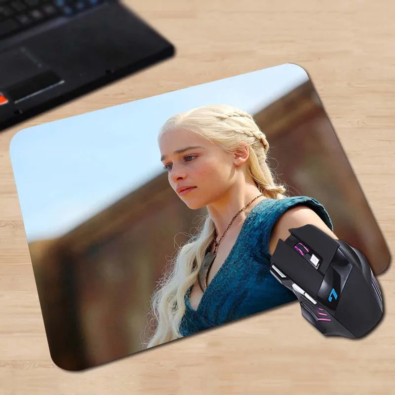 Babaite Lovely Daenerys Targaryen-Противоскользящий коврик для мышки ноутбука оптическая