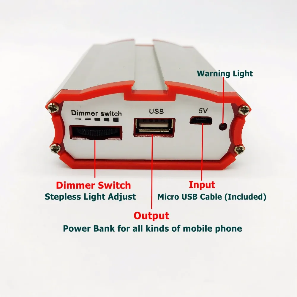 Mingray Мини Внешний блок аккумуляторных батарей Power Bank аварийное освещение USB