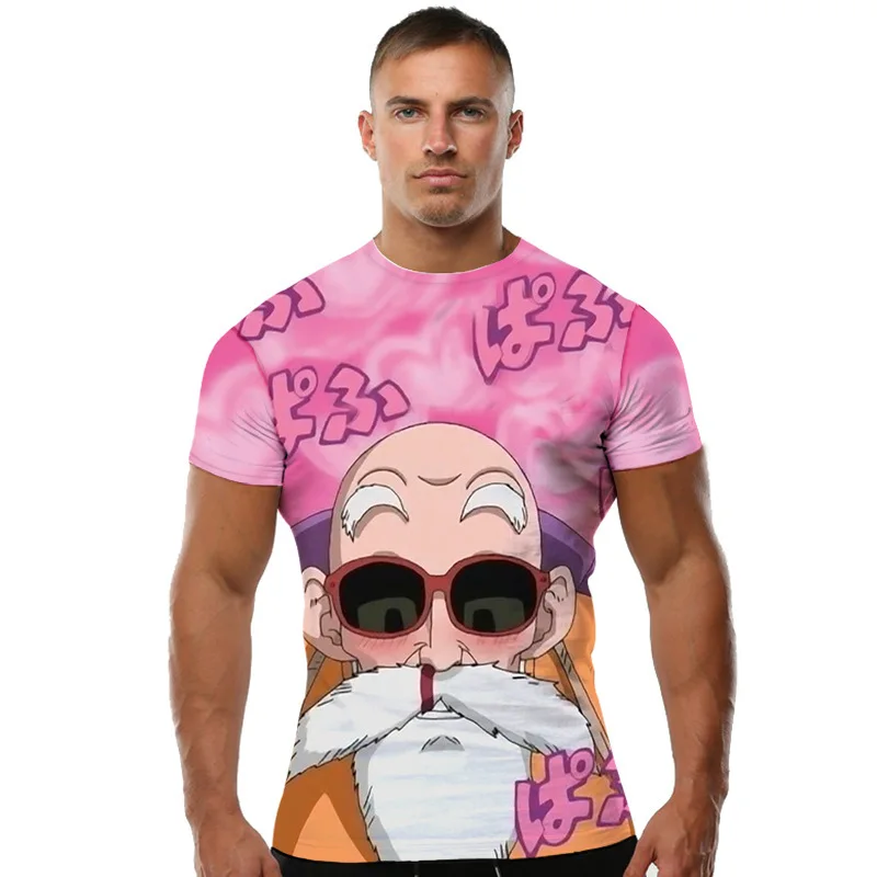 FDWERYNH 2018 Модные топы футболки Dragon Ball 3D печатная Футболка аниме мужские с коротким
