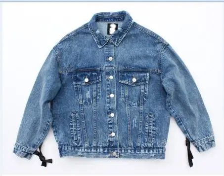 Осенняя куртка-бомбер на шнуровке с перекрещивающимся крестом для бойфрендов