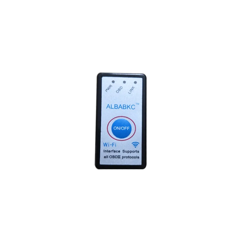 Оптовая продажа ALBABKC бренд 2019 ELM327 OBD OBD2 wifi автоматический диагностический сканер
