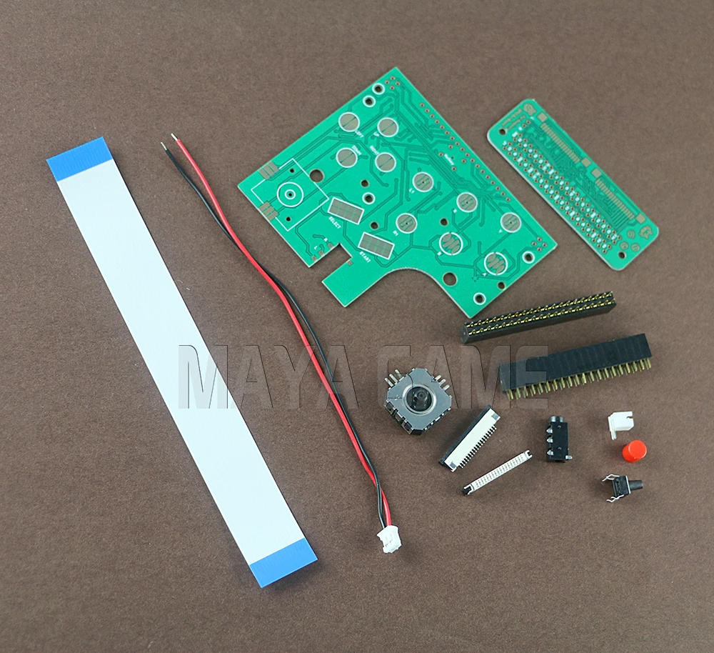 Новый DIY 6 кнопками доски PCB переключатель разъем провода комплект для Raspberry Pi GBZ Game