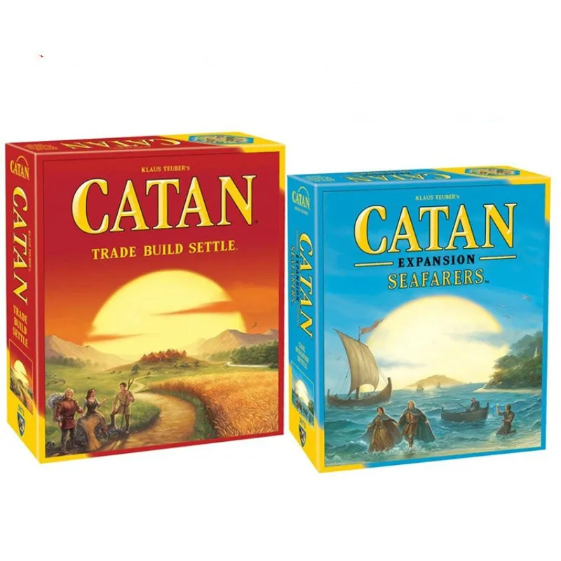 Развлечение настольная игра Catan Island Ocean Edition The Settlers of marine basic 5 6 игровая монопольно