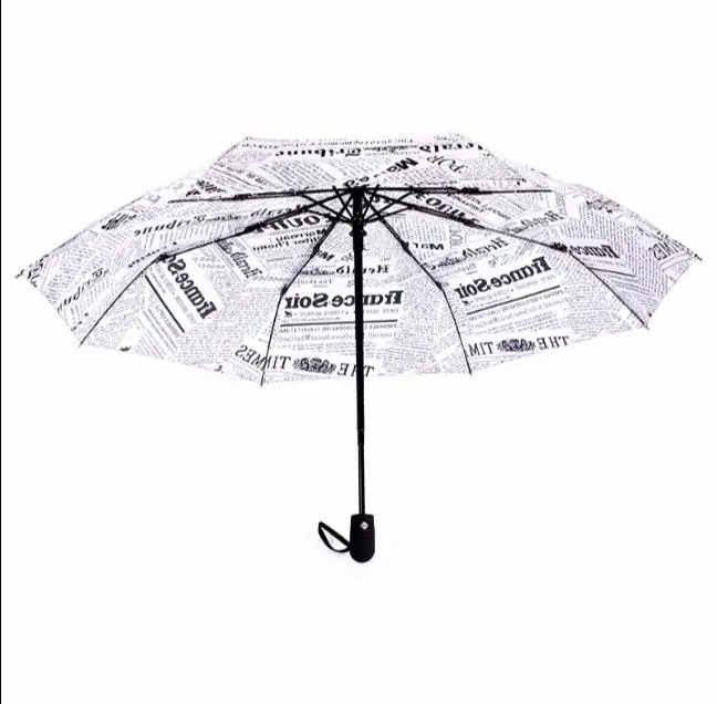 Автоматический складной бумажный Зонт LIANGKA Мужской Двойной зонт от солнца в