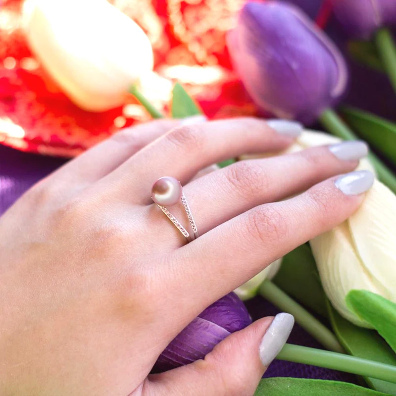Женское кольцо из серебра 100% пробы с натуральным жемчугом|ring for|rings for womenring ring |