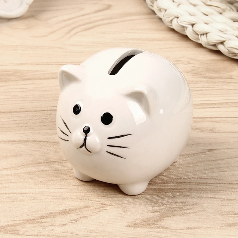 5Pcs/Lot New Classic Creative Wedding Favors Party Back Gifts for Guests Lovely Cat Piggy Bank Decorations Hot Selling | Дом и сад