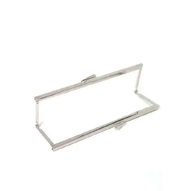 8 x3 Nickel Purse Frame With Open Top Channel