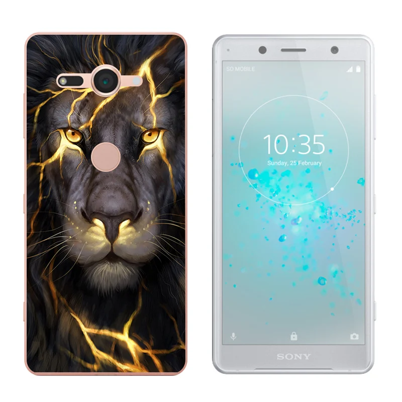 5 0 &quotдля Sony Xperia XZ2 Compact роскошный мягкий ТПУ для H8314 H8324 прозрачный силиконовый