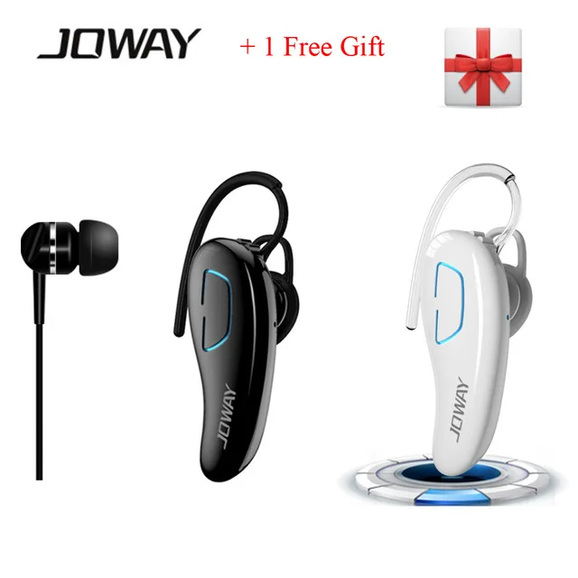 Беспроводная Bluetooth гарнитура JOWAY H02 универсальная стерео мини с двумя