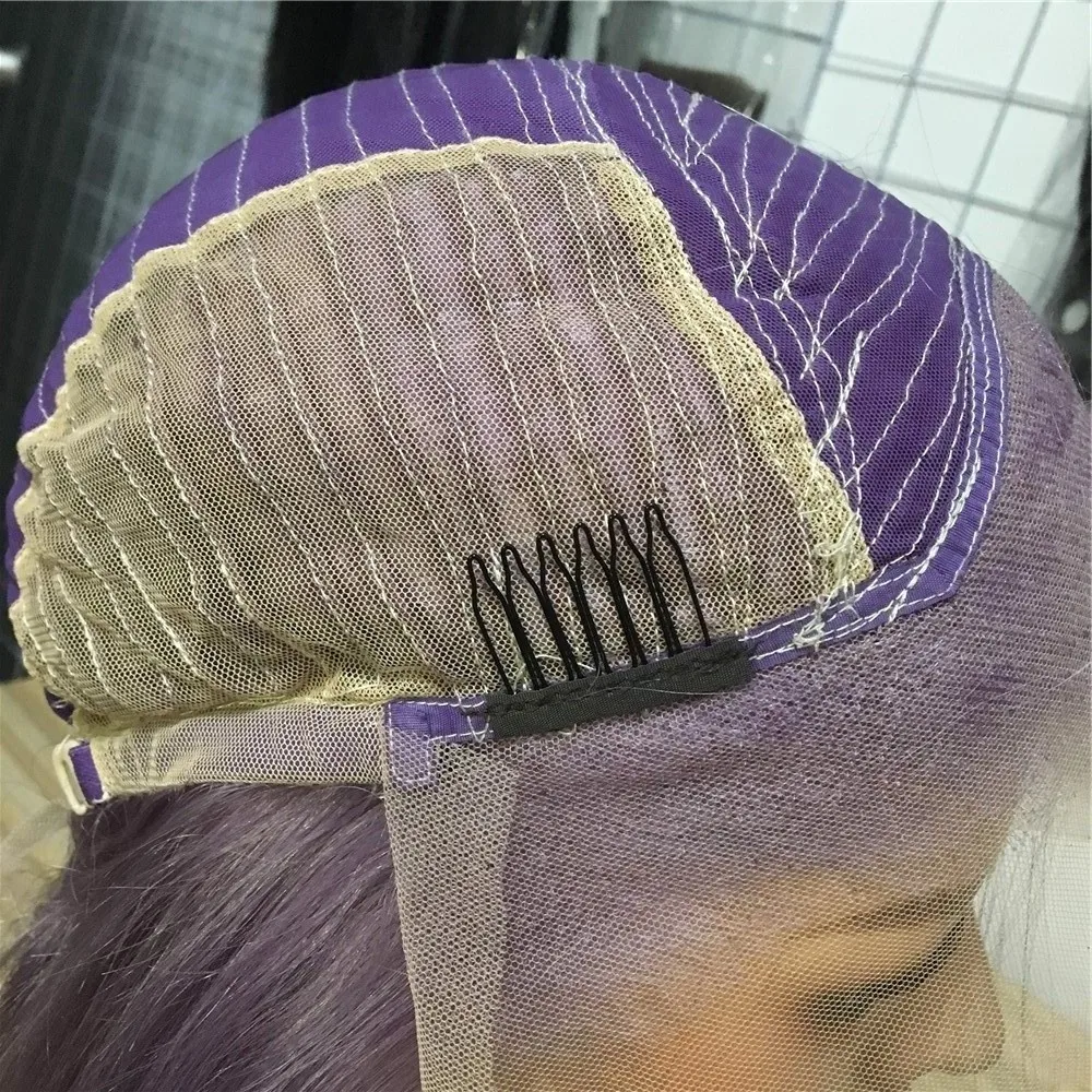 Перуанские человеческие волосы кружевные передние парики чистый цвет 613 медовый