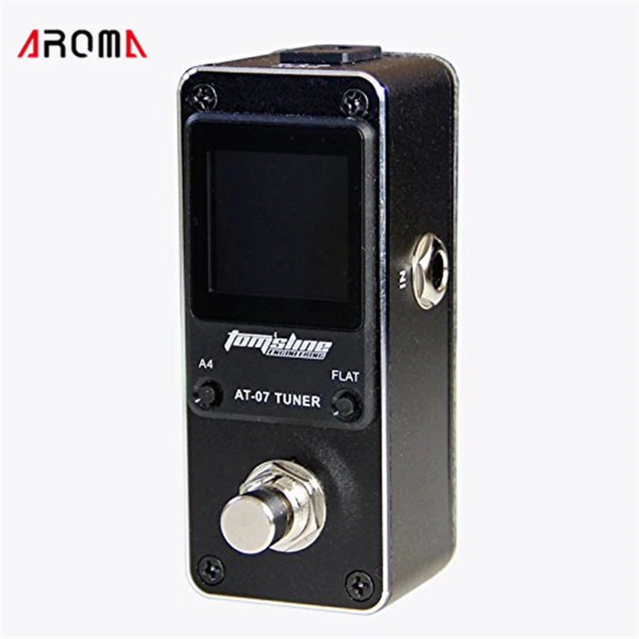 AROMA AT-07 Mini Chromatic Tuner Effect Pedal Single Electric Guitar Effects | Спорт и развлечения