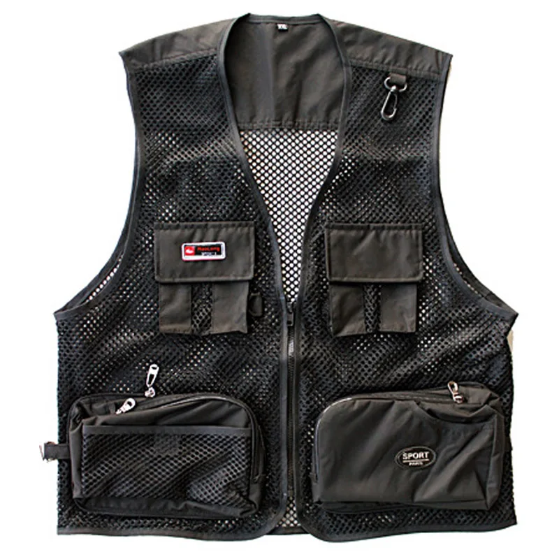 Мужские жилеты для рыбалки нахлыстом многофункциональная куртка фотосъемки