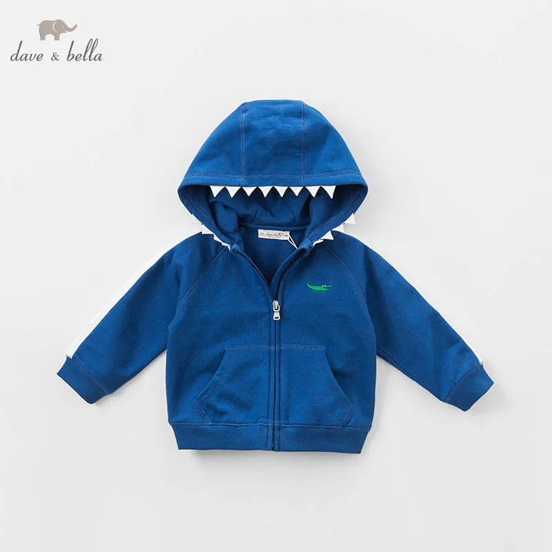 dave bella spring infant baby boys fashion hooded coat kids toddler children hight quality clothes DBA6376 |