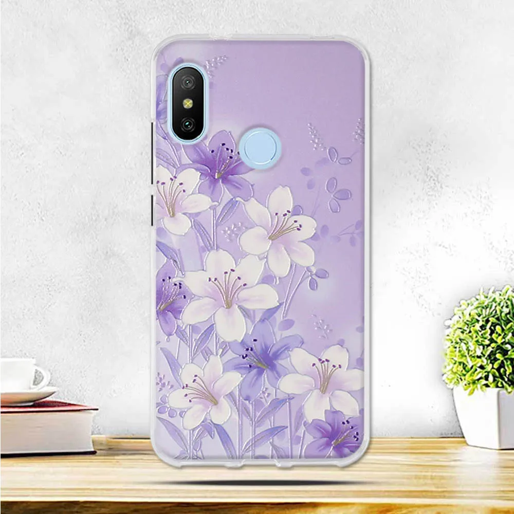 Мягкий чехол из термопластичного полиуретана для Xiaomi Mi A2 Lite тонкий полиуретан) и